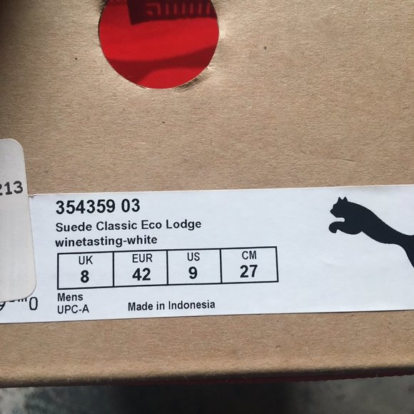 NWT/ In Box Men's Puma Suede Classic Size 9 - Picture 5 of 7